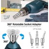 HUTHUHNHN Flexible Bit Holder Extension, Flexible Shaft Bits Drill Set