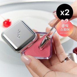 Clio 슈가애프터눈 컬렉션 에센셜 립 치크 탭 x2 +베이비 탭탭 립브러쉬 Sugar Afternoon Collection Essential Lip Cheek Tab x2 + Baby Tab Tab Lip Brush