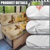 SUITOSELFY RV Couch Covers for Sofa Bed 2-Piece Sunflower Butterfly