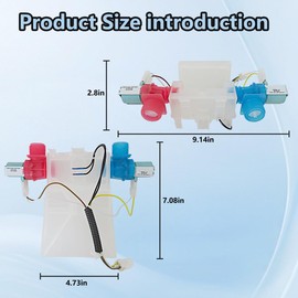 WELURE W10144820 Washer Water Inlet Valve Washing Machine Compatible for Maytag MVWC300VW1 MVWC400VW1
