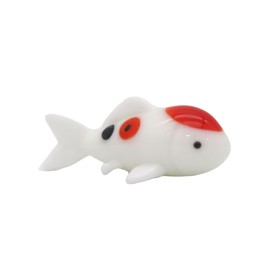 folkart cute handmade glasswork carp