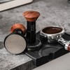 Coffee Tamper Spring Loaded Tamper Calibrated Coffee Tamper Wood Handle