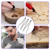 6PCS Pyrography Wire Tip Wood Burning Ball Tips Burner Tool