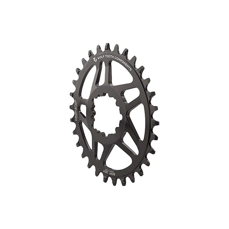 Wolf Tooth Components Drop-Stop Elliptical Chainring: 30T for SRAM GXP