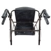 ProBasics Aluminum Rollator with 6-inch Wheels, Padded Seat and Backrest,