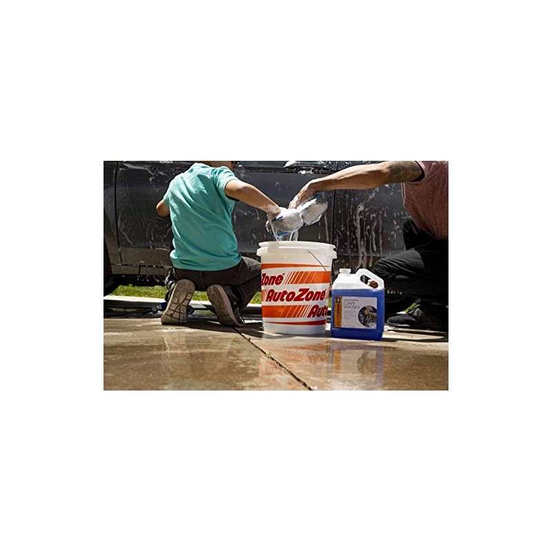 AutoZone 5 Gallon White Bucket, Storage or Cleaning
