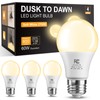 TJOY Dusk to Dawn Light Bulbs Outdoor, Light Sensor LED