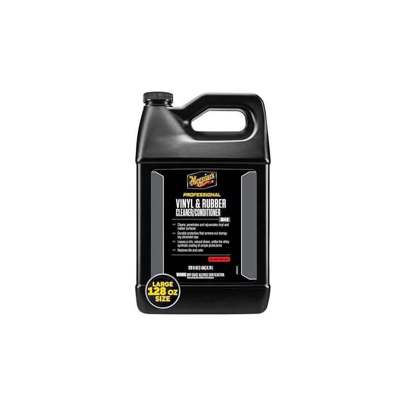 Meguiar's M40 Mirror Glaze Vinyl & Rubber Cleaner & Conditioner,