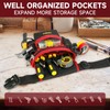 Tool Belt,Magnetic Tool Pouch,14-Pockets Tool Belts for Men,Detachable & Adjustable