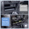 JKCOVER Upgrade 2PCS Center Console Storage Drawer Compatible with Toyota