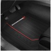 Mopar Front & Rear DODGE LOGO Floor Mats Rubber All