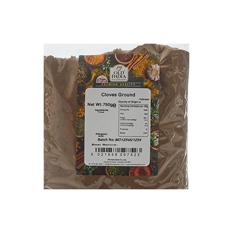 Old India Cloves Ground 750g