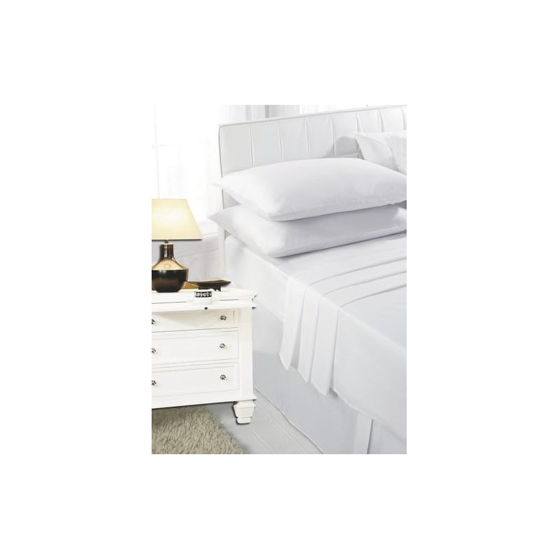 K Collection Percale Easy Care Polycotton Fitted Sheets Single -