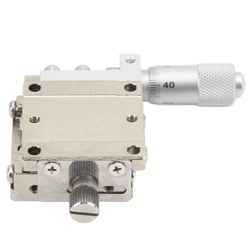 Linear Stage X Axes 25x25mm Micrometer Manual Displacement Platform Sliding