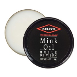 Kelly's Mink Oil for Leather Boots (3 oz) - Professional Grade Leather Cleaner & Conditioner - Waterproof, Preserve, Soften All Smooth Leathercraft, Jacket, Couch, Shoe, Purse - Prevent Salt Damage