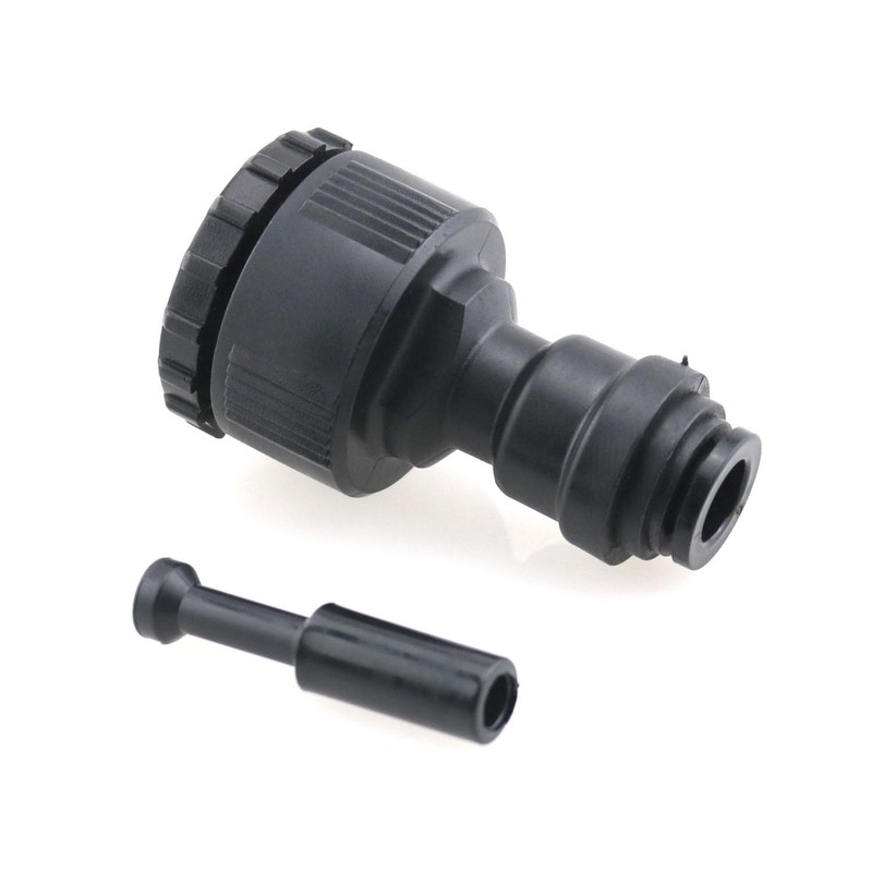 HJGarden 2 Sets Automatic Waterer Spray Fitting Black PE Quick