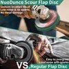 NuoDunco 5 Pieces 4.5" x 7/8" Nylon Fiber Slat Disc