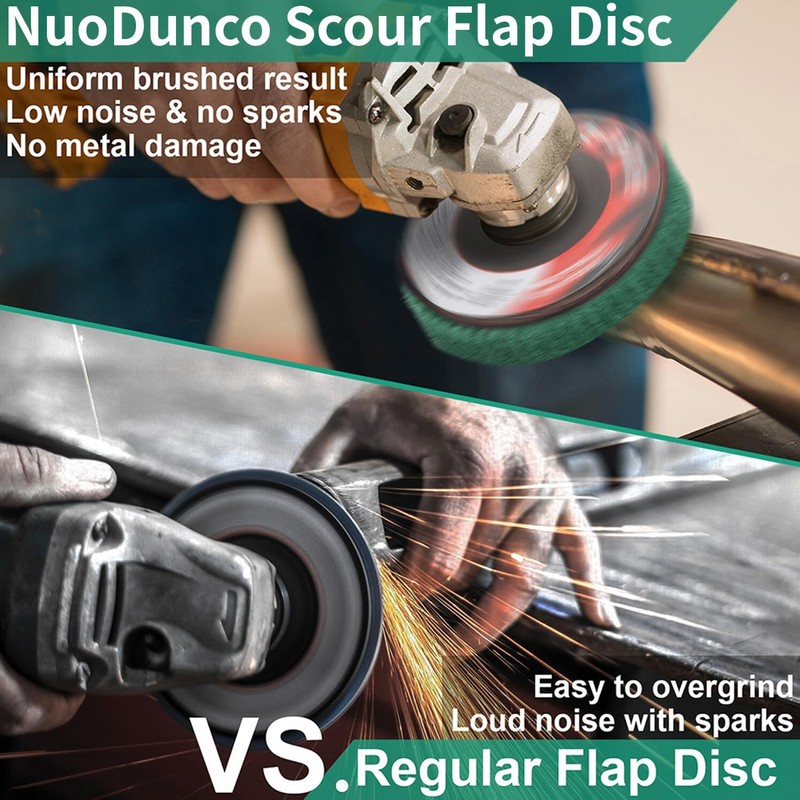 NuoDunco 5 Pieces 4.5" x 7/8" Nylon Fiber Slat Disc