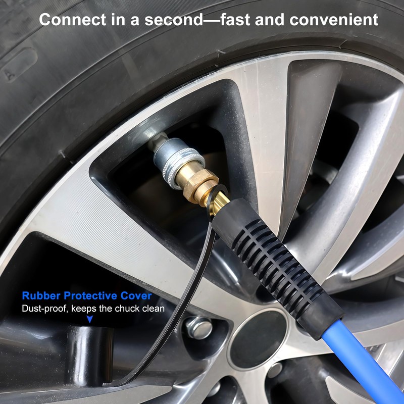 PUIBERS 4 Tire Inflation System, 4 Way Tire Inflation Deflation