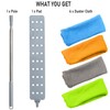 Retractable Gap Dust Cleaner Brush with 4 pcs Replacement Duster