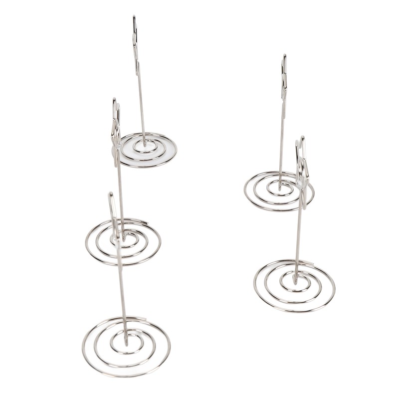 20PCS Desk Memo Clips Table Number Holder Star Shape Metal