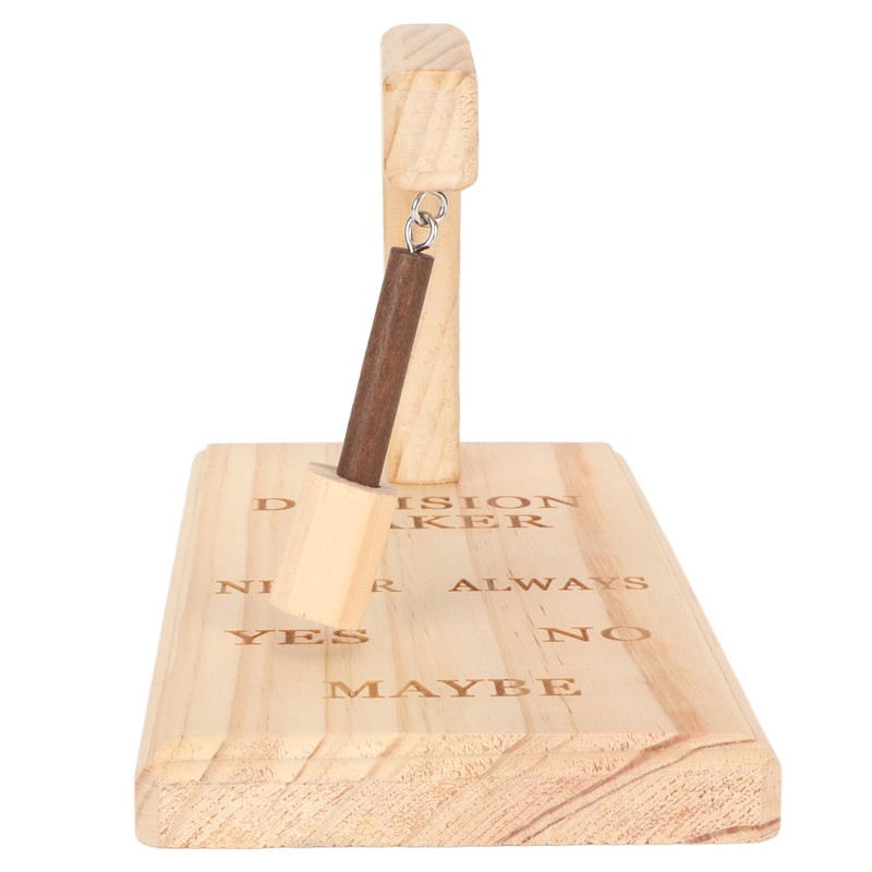 Wooden Magnetic Decision Maker Innovative Oscillating Magnetic Selector Swing to