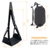 BTtime Foot Rest Hammock Foldable Foot Support Travel Footrest with
