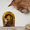 5pcs Interesting Scaredy Mice Mouse Hole 3D Wall Sticker Realistic