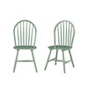 Boraam Carolina Dining Chairs – Equestrian Green, Set of 2