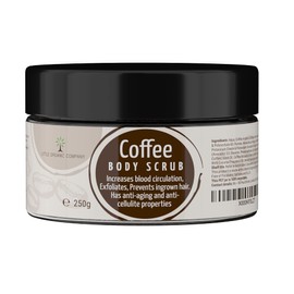 Coffee Body Scrub – Exfoliating, Energising, Smooth Skin – a blend of Natural & Organic Ingredients