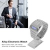 Alloy Watch LED Digital Display Quick Release Fashionable Men Watch
