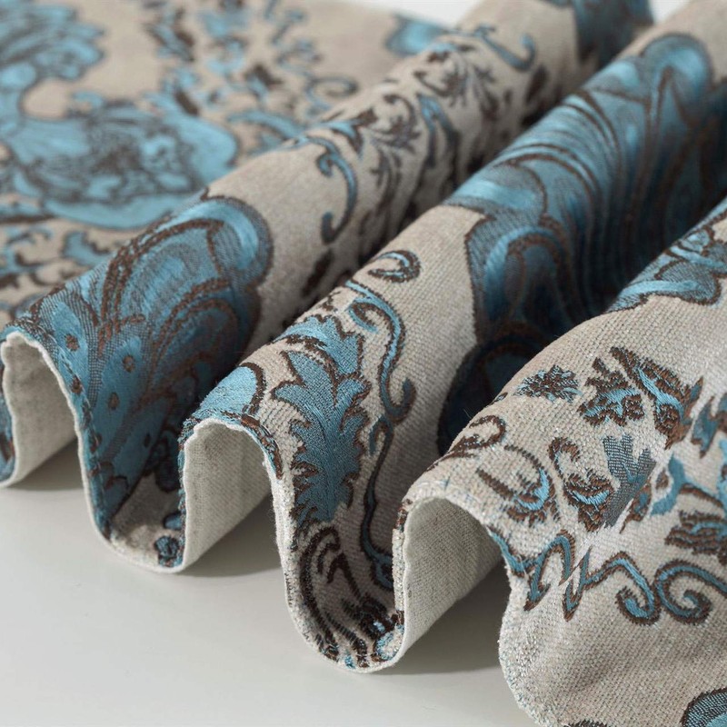 Bettery Home Embroidery Luxury Table Runner Jacquard Fabric Table Runner