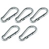 fiXte® BZP Steel Snap Hooks Spring Latch Carabina Carabiner Carbine