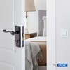 XFORT Matt Black 65mm Mortice Sashlock, Mortice Door Lock with