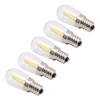 5Pcs Refrigerator Lamp Bulb Low Heat Low Power Consumption E12