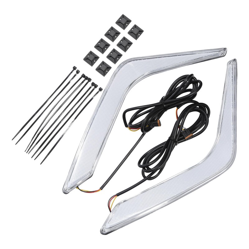 TCMT Rear Saddlebag Light Accents Clear Lens Fit For Honda