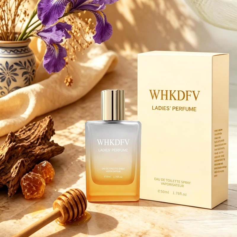 WHKDFV Honey Sandalwood Eau de Toilette for Women, 1.7 fl
