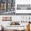X-cosrack Spice Rack Organizer Wall Mounted 4-Tier Stackable Hanging Spice