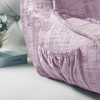 Home Soft Things Textured Velvet Bedrest Reading Pillow with DIY