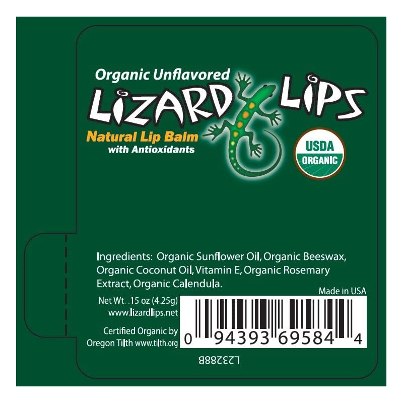 Lizard Lips USDA Certified Organic - 4 Flavor Variety Pack