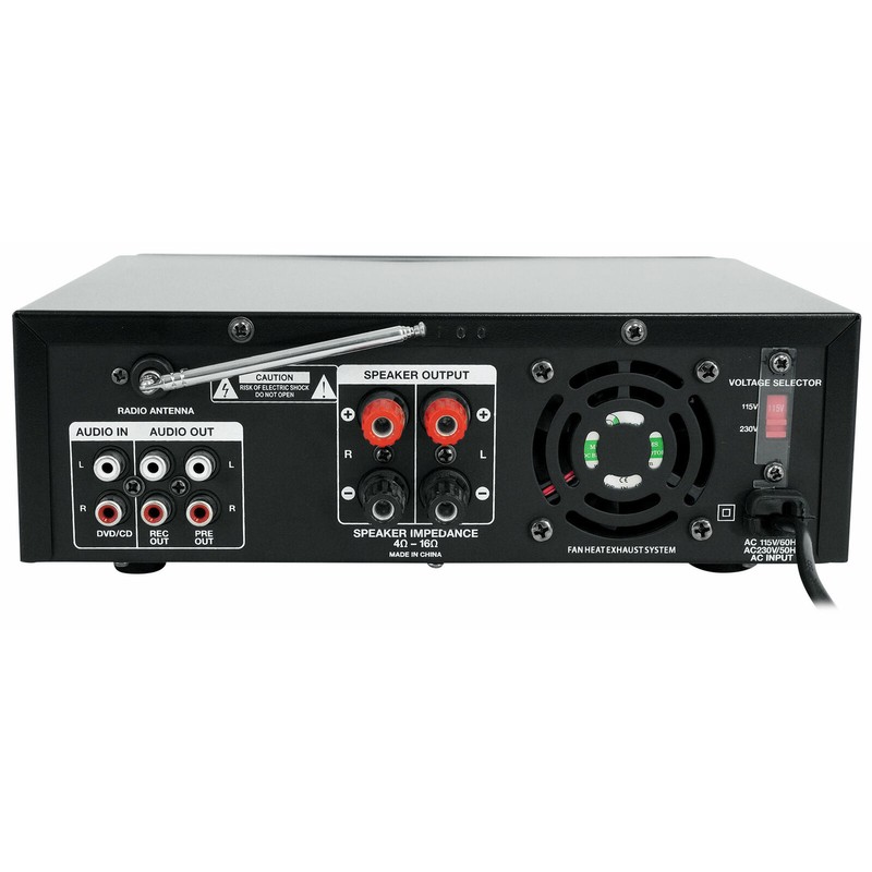 Rockville BLUAMP 100 Home Stereo Bluetooth Amplifier with USB/Mic Input+RCA