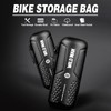 Bike Storage Bag Repair Tool Bag with Zipper Waterproof PU