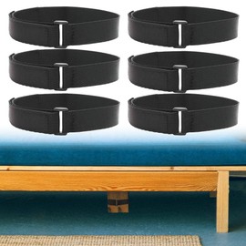 6 correas de conector de alta resistencia, fácil de instalar y desinstalar para muebles deslizantes y huecos, no requiere herramientas, conector universal para muebles para evitar suelos dañados