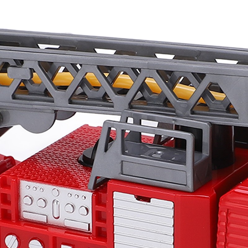 1:50 Ladder Fire Truck Alloy Model 180° Rotating Table Fire