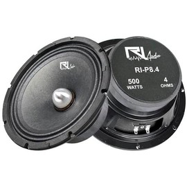 RI Audio 8" Midrange Speakers 500 Watts Peak 250 Watts RMS 4 Ohm RI-P8.4 2 Pack