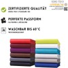 Hometex Premium Textiles Microfibre Fitted Sheet, Fitted Sheet, 100% Microfibre,