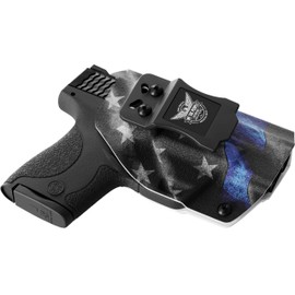 We The People Holsters - Thin Blue Line - Right Hand - IWB Holster Compatible with Sig Sauer P365 XL 9mm