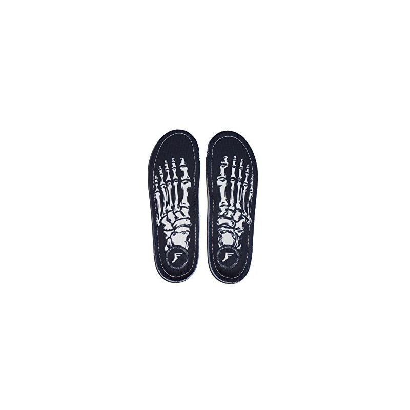 Footprint Insole Technology Kingfoam Orthopaedic Insoles Skeleton Black 4/4.5