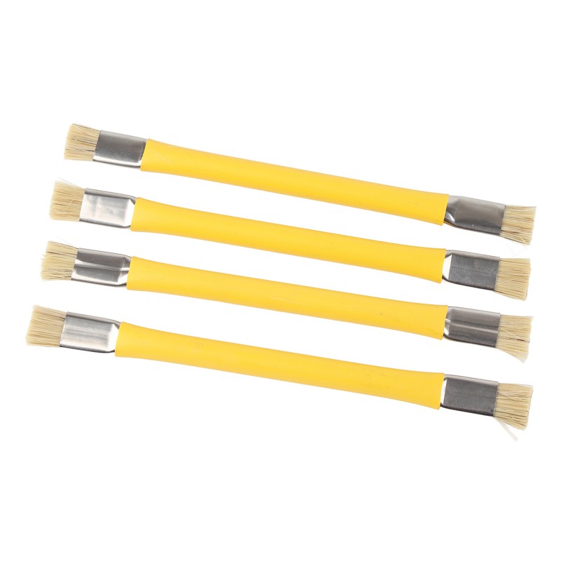 4PCS Double Heads Anti‑Static Hard Brush Mobile Phone Repairing Soldering