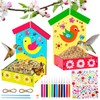Zeuwets Children's Wooden Craft Kits Arts and Crafts